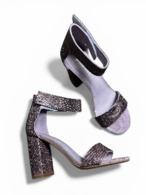 Jeffrey Campbell Lindsay Jeweled Block Heel Sandals Size 6 In Lilac